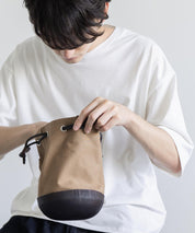 Butler Verner Sails バトラーバーナーセイルズ 日本製 国産 モールドレザー巾着ショルダー JA-2141 11034