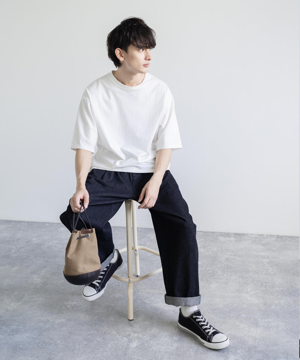 Butler Verner Sails バトラーバーナーセイルズ 日本製 国産 モールドレザー巾着ショルダー JA-2141 11034