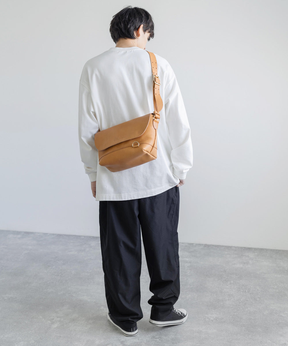 Butler Verner Sails バトラーバーナーセイルズ 日本製 国産本ヌメ革ショルダーバッグ JA-0918-3 1900