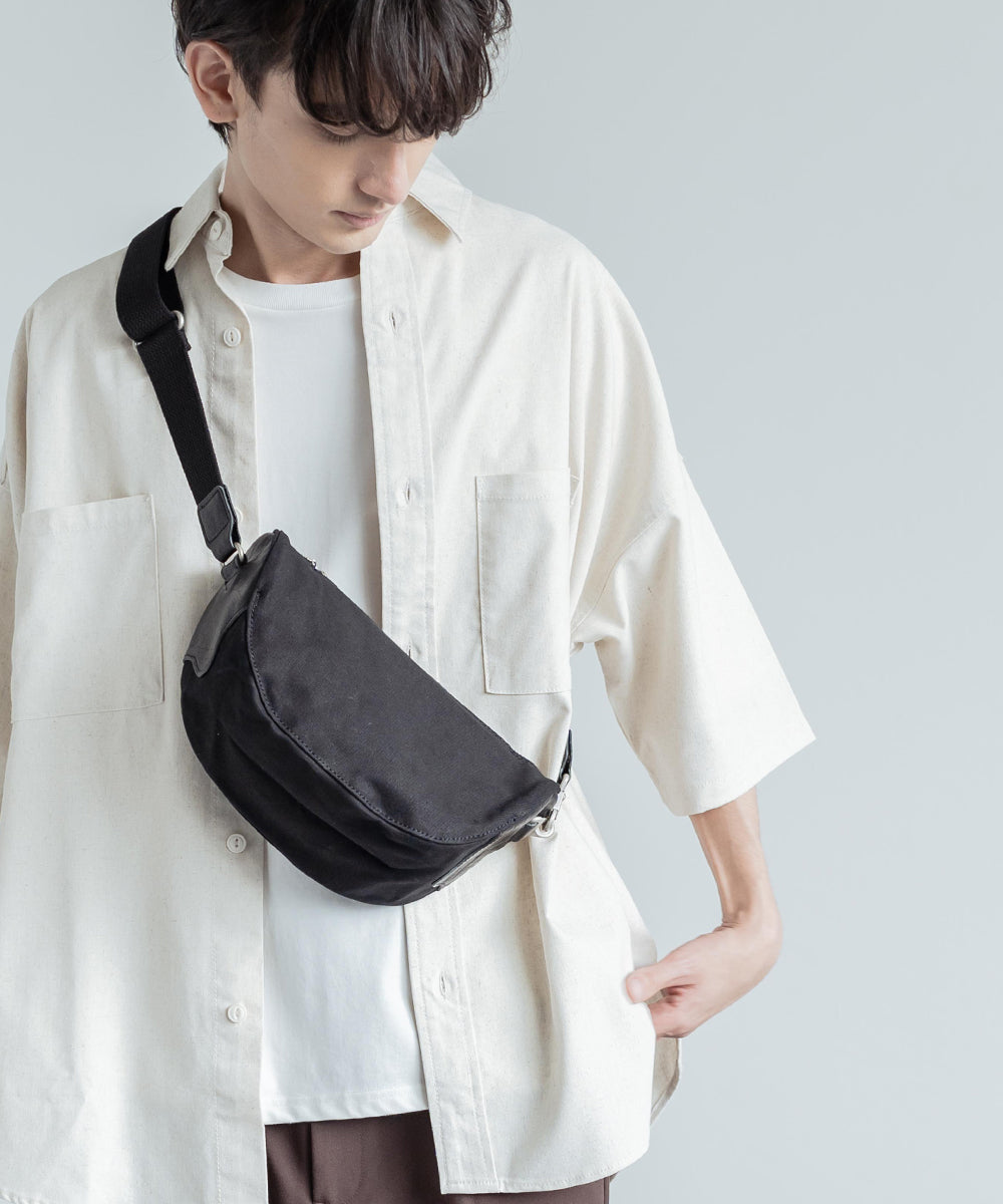 Butler Verner Sails バトラーバーナーセイルズ 日本製 国産 牛革パラフィン加工ミニショルダーバッグ JA-0637-2 2064