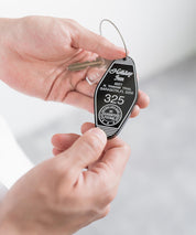 日本製 アクリルホテルキーリング ACRYLIC HOTEL KEY HOLDER(325) AW-1298-2 1938