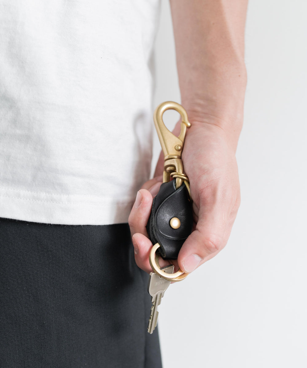 Butler Verner Sails バトラーバーナーセイルズ 日本製 国産ブラス×栃木レザーダブルキーホルダー JA-1897 11048