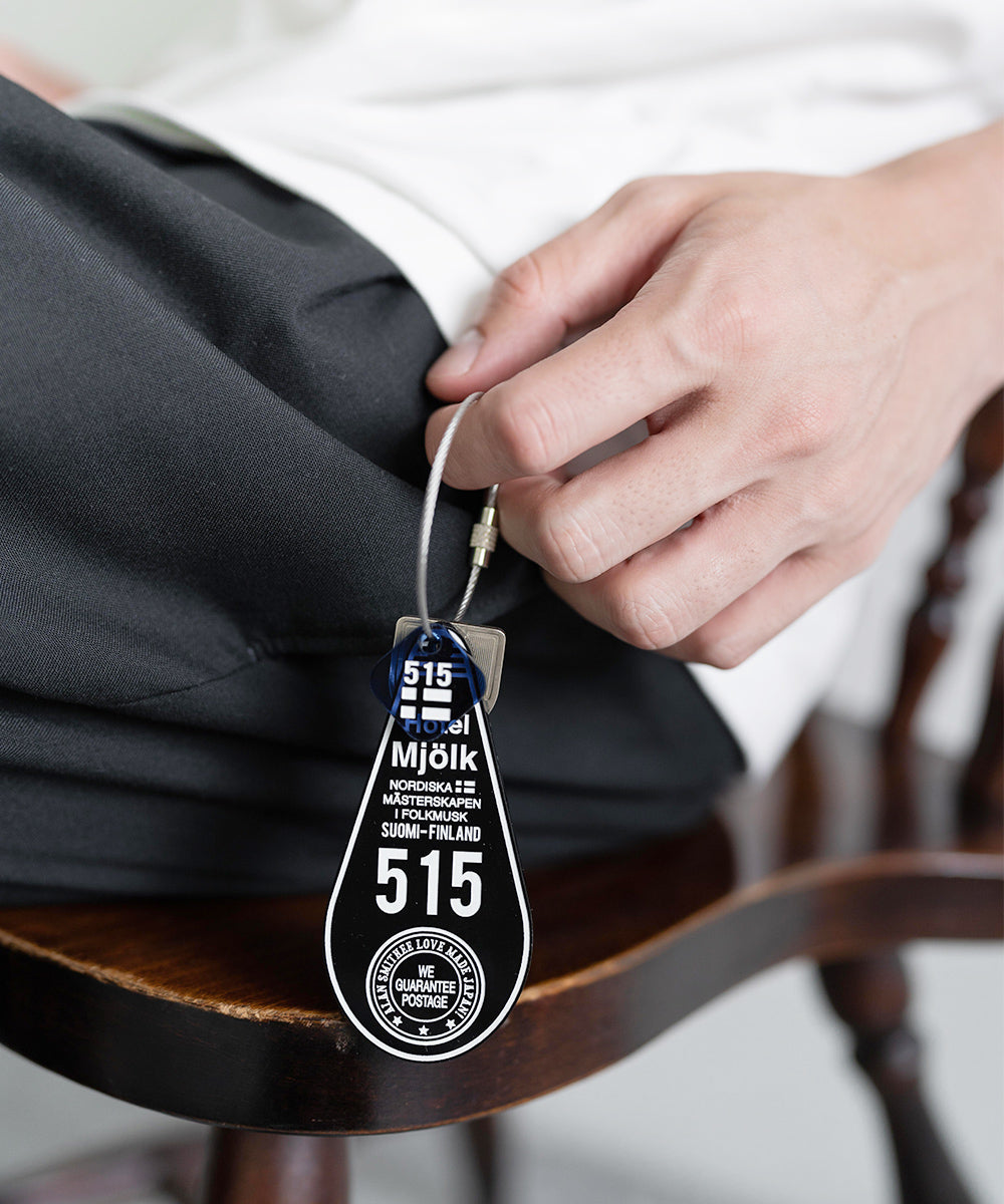 日本製 アクリルホテルキーリング ACRYLIC HOTEL KEY HOLDER(515) AW-1314-2 1939