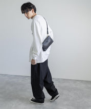 Butler Verner Sails バトラーバーナーセイルズ 日本製 国産ヌメ革レザー捻りシャックルミニショルダーバッグ JA-1713-2 4064