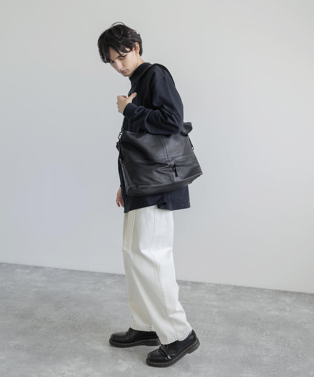 Butler Verner Sails バトラーバーナーセイルズ 日本製 国産オイルレザーエディターズショルダー2nd JA-2128 7834