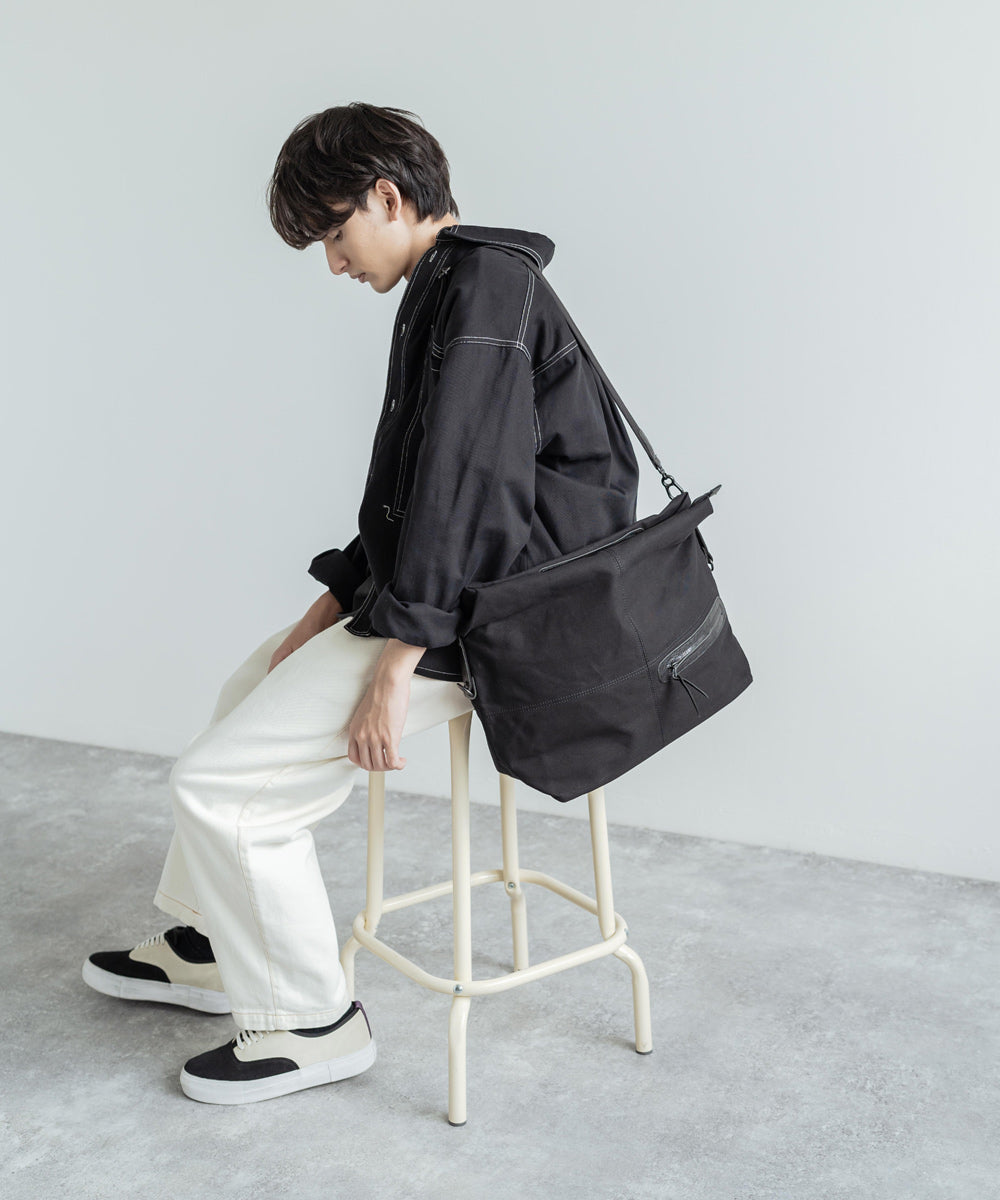 Butler Verner Sails バトラーバーナーセイルズ 日本製 国産 エディターズショルダーバッグ JA-2089 7592