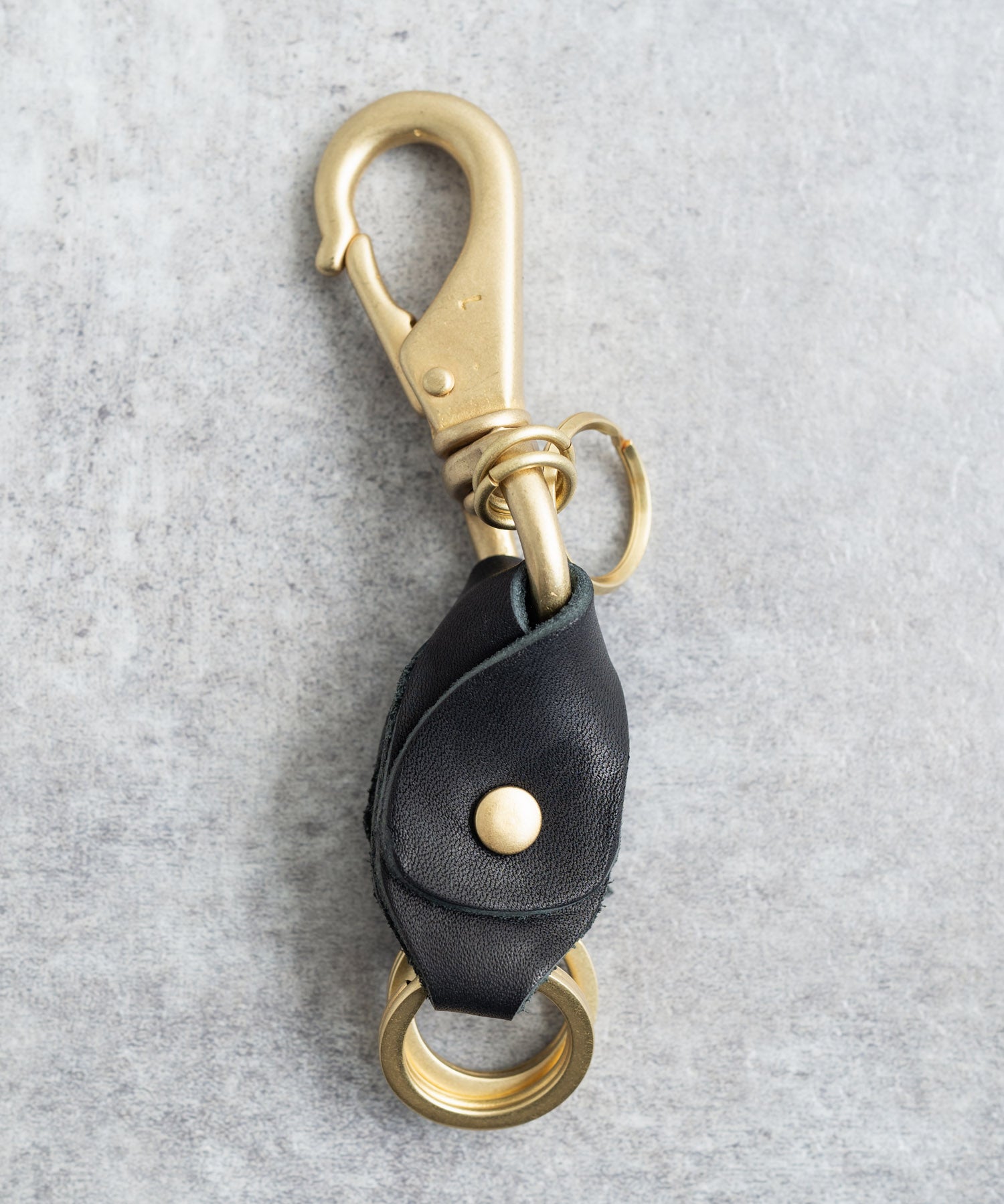 Butler Verner Sails バトラーバーナーセイルズ 日本製 国産ブラス×栃木レザーダブルキーホルダー JA-1897 11048