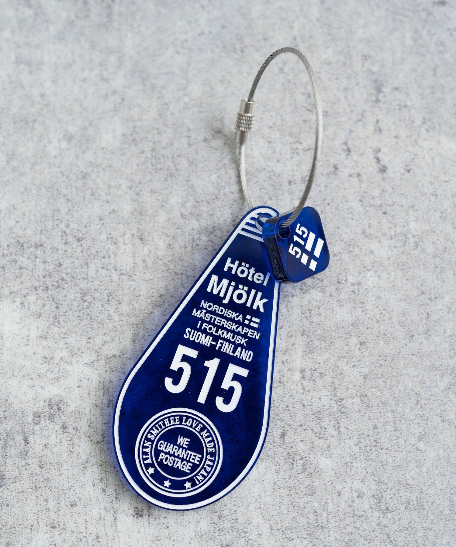 日本製 アクリルホテルキーリング ACRYLIC HOTEL KEY HOLDER(515) AW-1314-2 1939