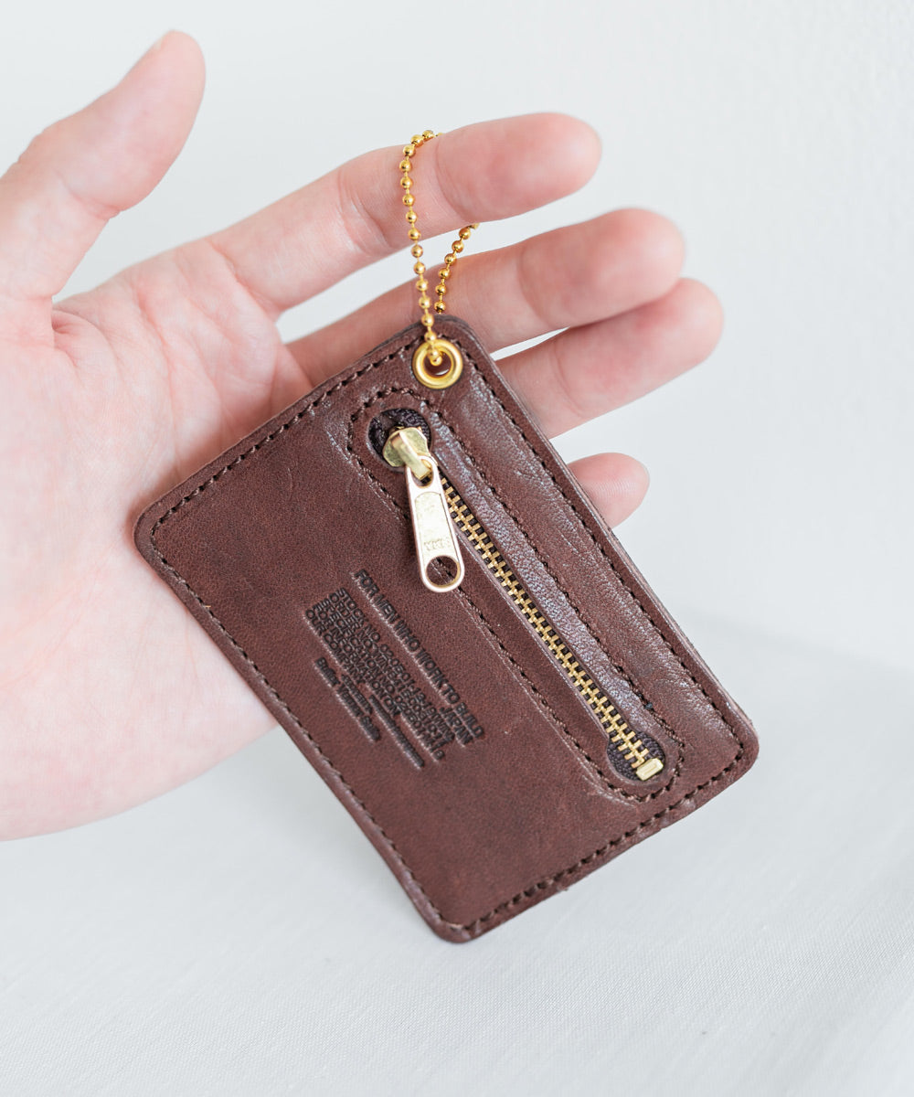 Butler Verner Sails バトラーバーナーセイルズ 日本製 ZIP付馬革パスケース JA-1182　11041