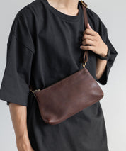 Butler Verner Sails バトラーバーナーセイルズ 日本製 国産ヌメ革レザー捻りシャックルミニショルダーバッグ JA-1713-2 4064