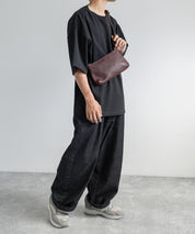 Butler Verner Sails バトラーバーナーセイルズ 日本製 国産ヌメ革レザー捻りシャックルミニショルダーバッグ JA-1713-2 4064