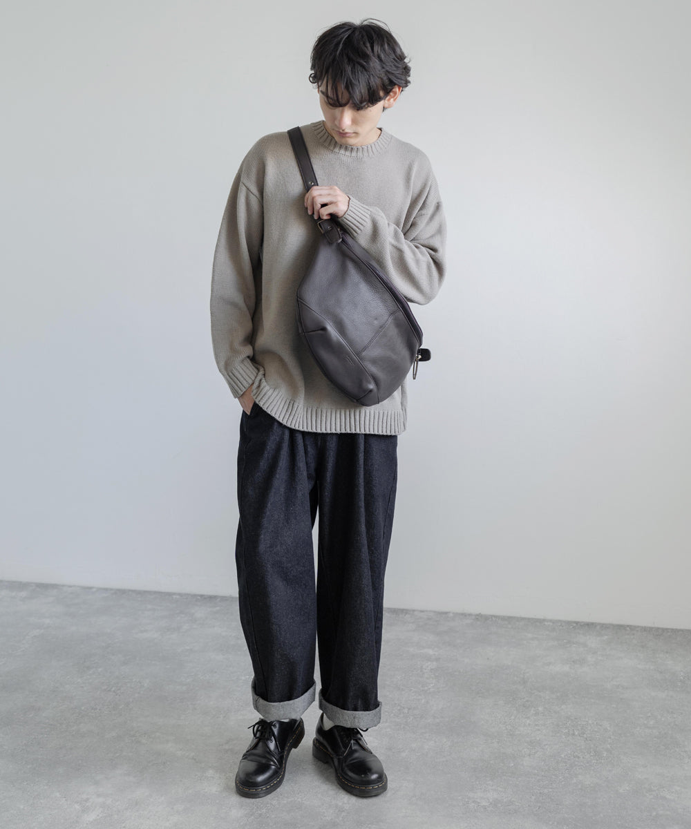 Butler Verner Sails バトラーバーナーセイルズ 日本製 国産 ヌメ革シュリンクワンショルダー JA-2045 7204