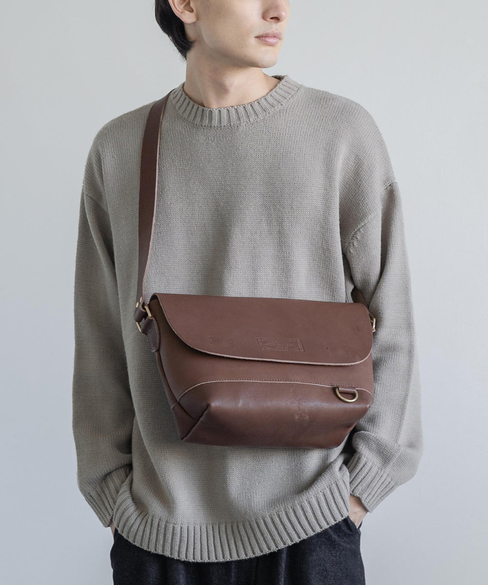 Butler Verner Sails バトラーバーナーセイルズ 日本製 国産本ヌメ革ショルダーバッグ JA-0918-3 1900