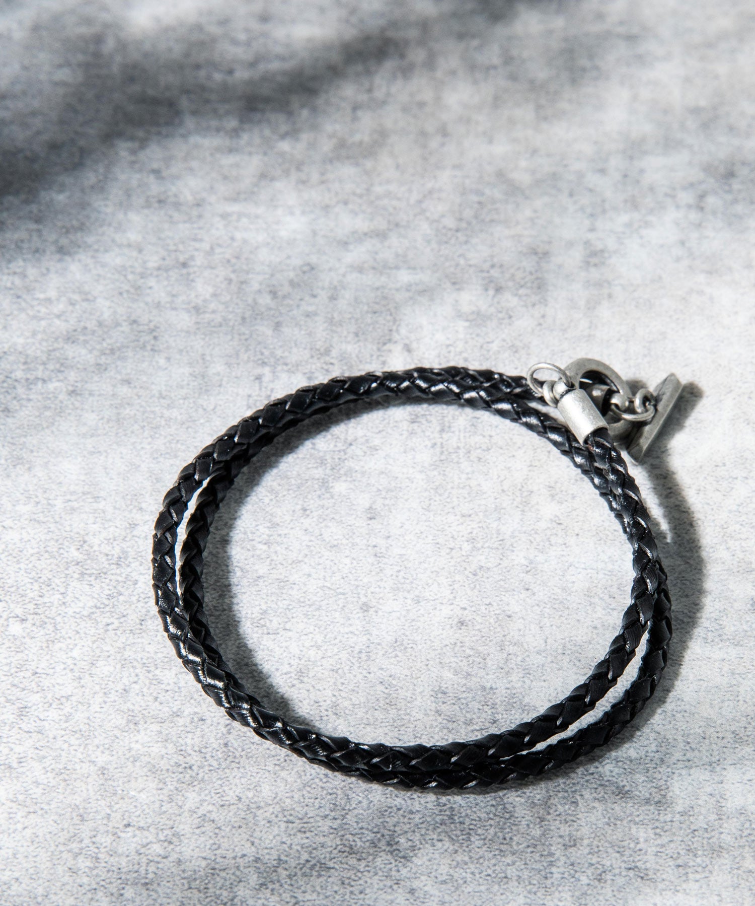 プレート リング チャーム 本革ブレスレット 9569