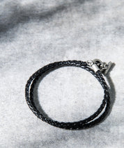 プレート リング チャーム 本革ブレスレット 9569