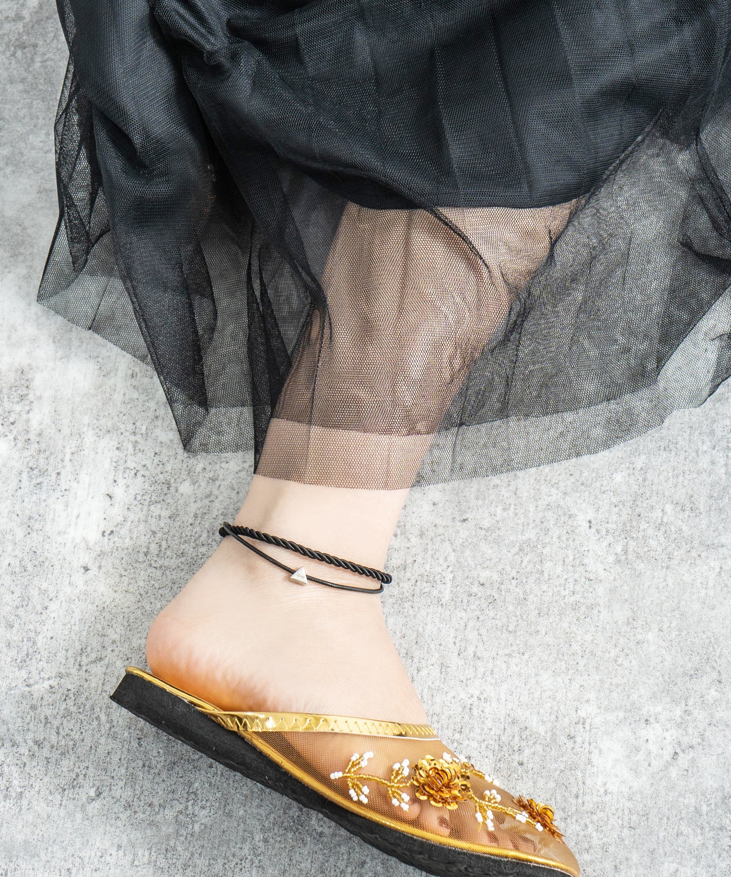 2連アンクレット ブレスレット 9571