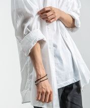 プレート リング チャーム 本革ブレスレット 9569