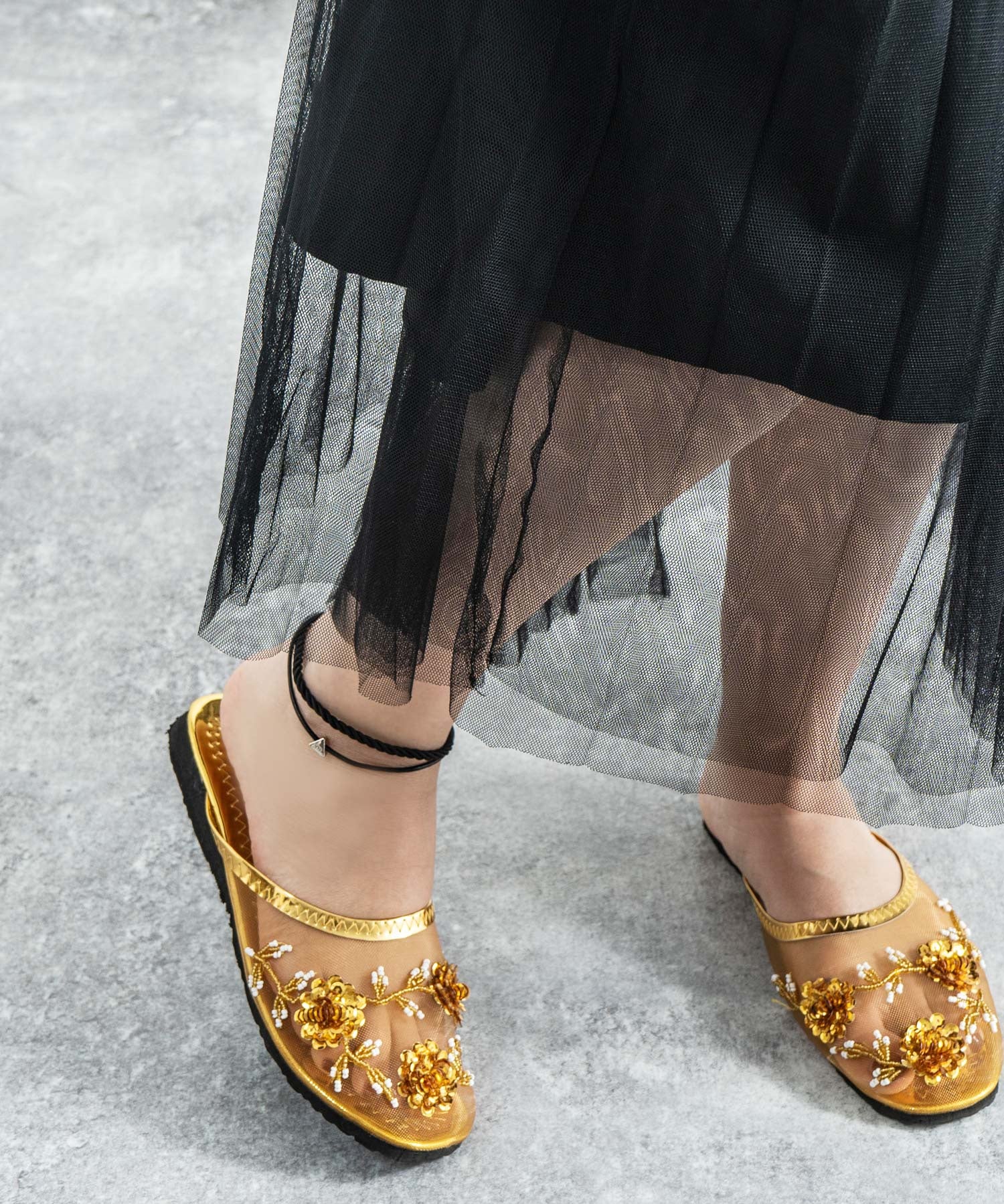 2連アンクレット ブレスレット 9571