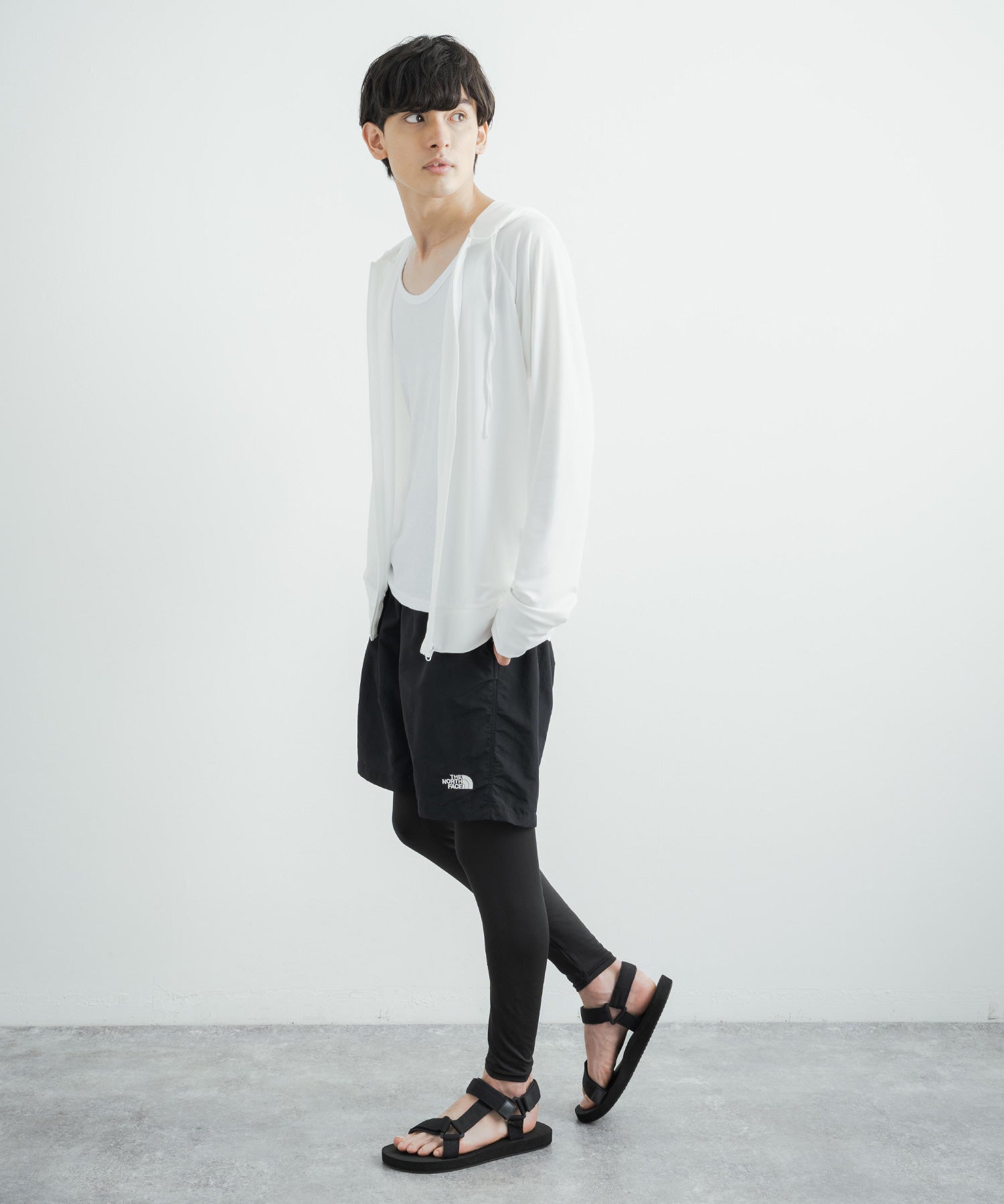 機能性ラッシュガード接触冷感レギンス UVカット 日焼け対策 11846