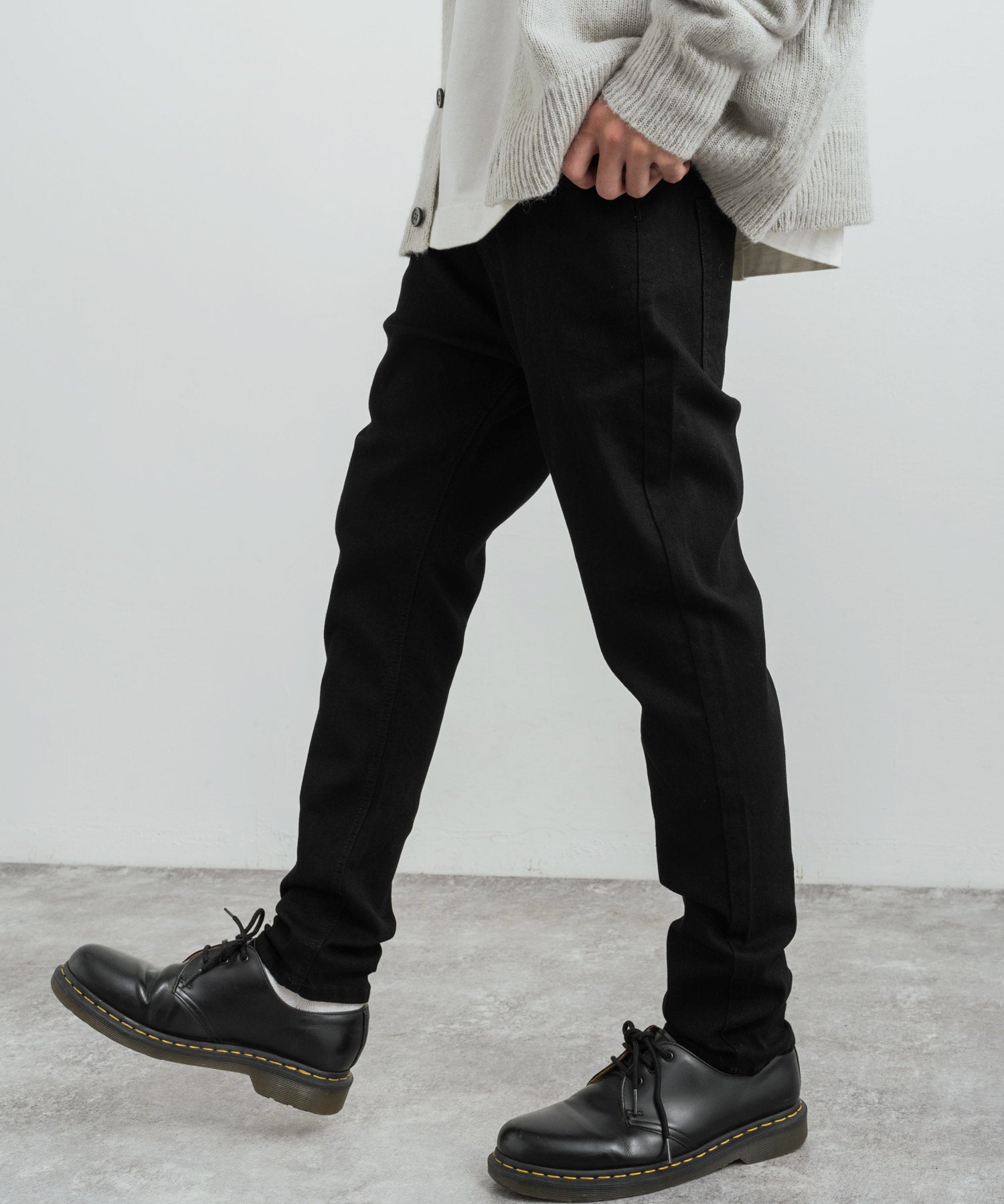 ストレッチデニム テーパードスキニーサルエルパンツ 12275