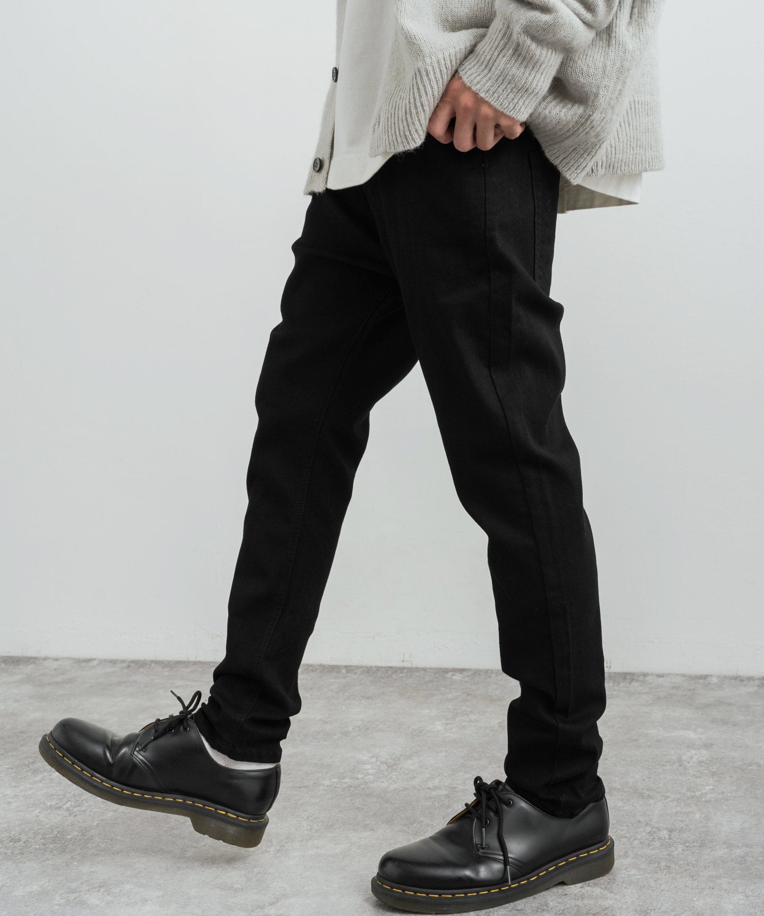 ストレッチデニム テーパードスキニーサルエルパンツ 12275