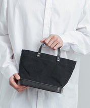 Butler Verner Sails バトラーバーナーセイルズ 日本製 国産 モールドレザーセルビッチキャンバス-ランチトート JI-2712 12319