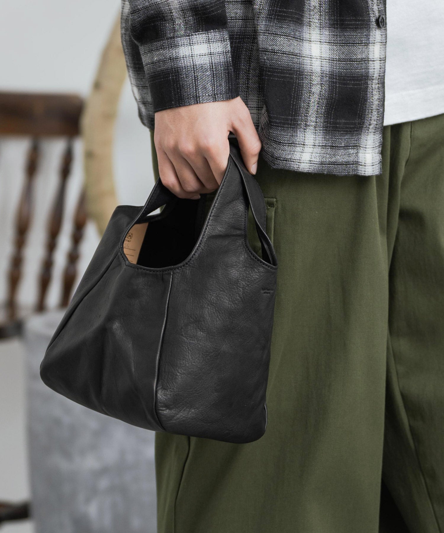 Butler Verner Sails バトラーバーナーセイルズ 日本製 国産 馬革シンプルミニトート JA-2664-22 12316