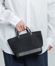 Butler Verner Sails バトラーバーナーセイルズ 日本製 国産 モールドレザーセルビッチキャンバス-ランチトート JI-2712 12319