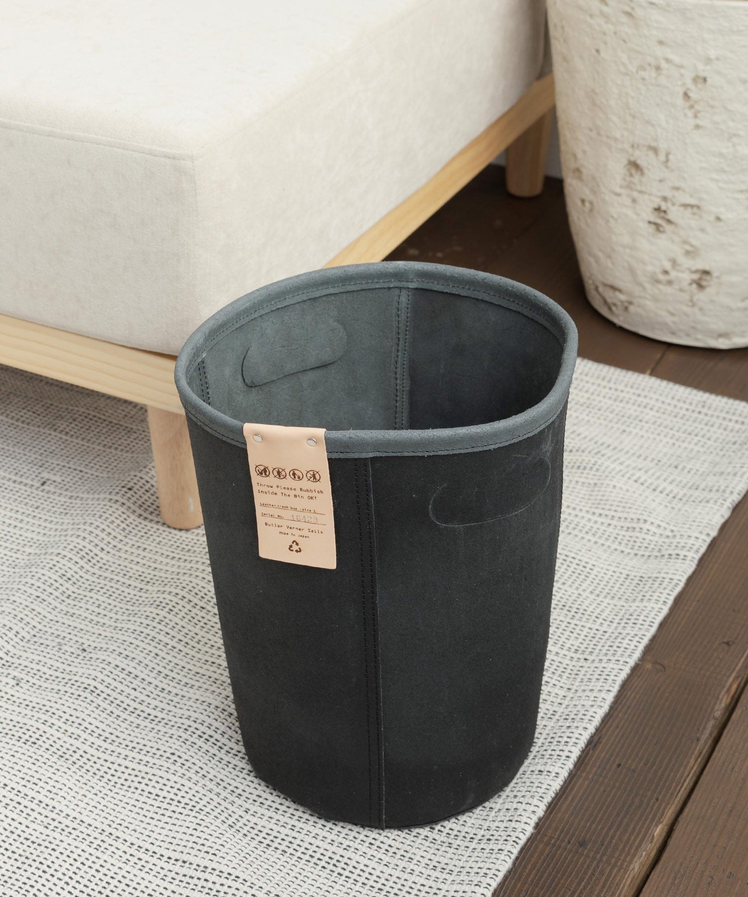 Butler Verner Sails バトラーバーナーセイルズ 国産/日本製 牛トコ革トラッシュボックス JI-2652 11759