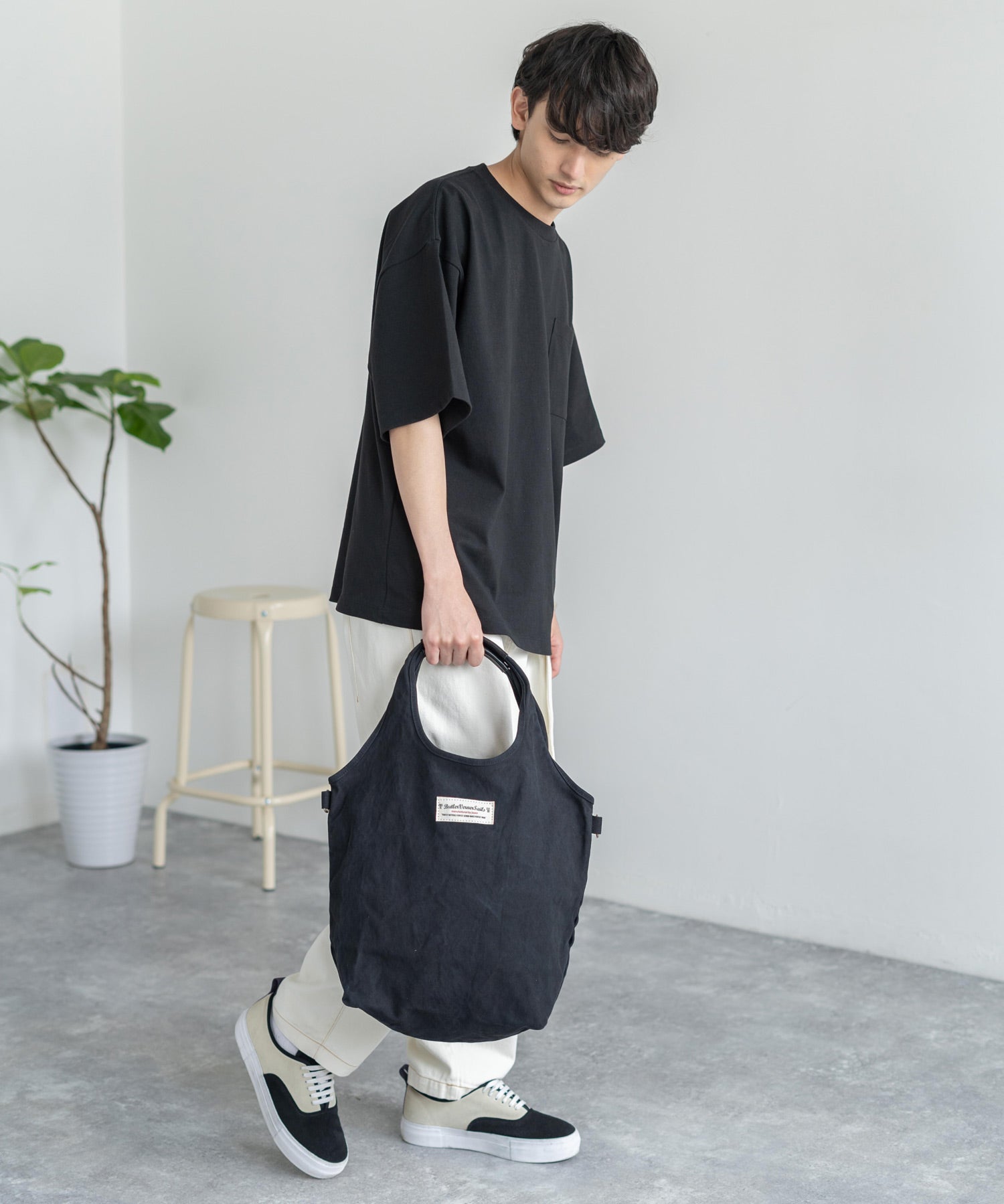 Butler Verner Sails バトラーバーナーセイルズ 日本製 国産反応染め2WAYショルダーバッグ JA-1473-3 6042