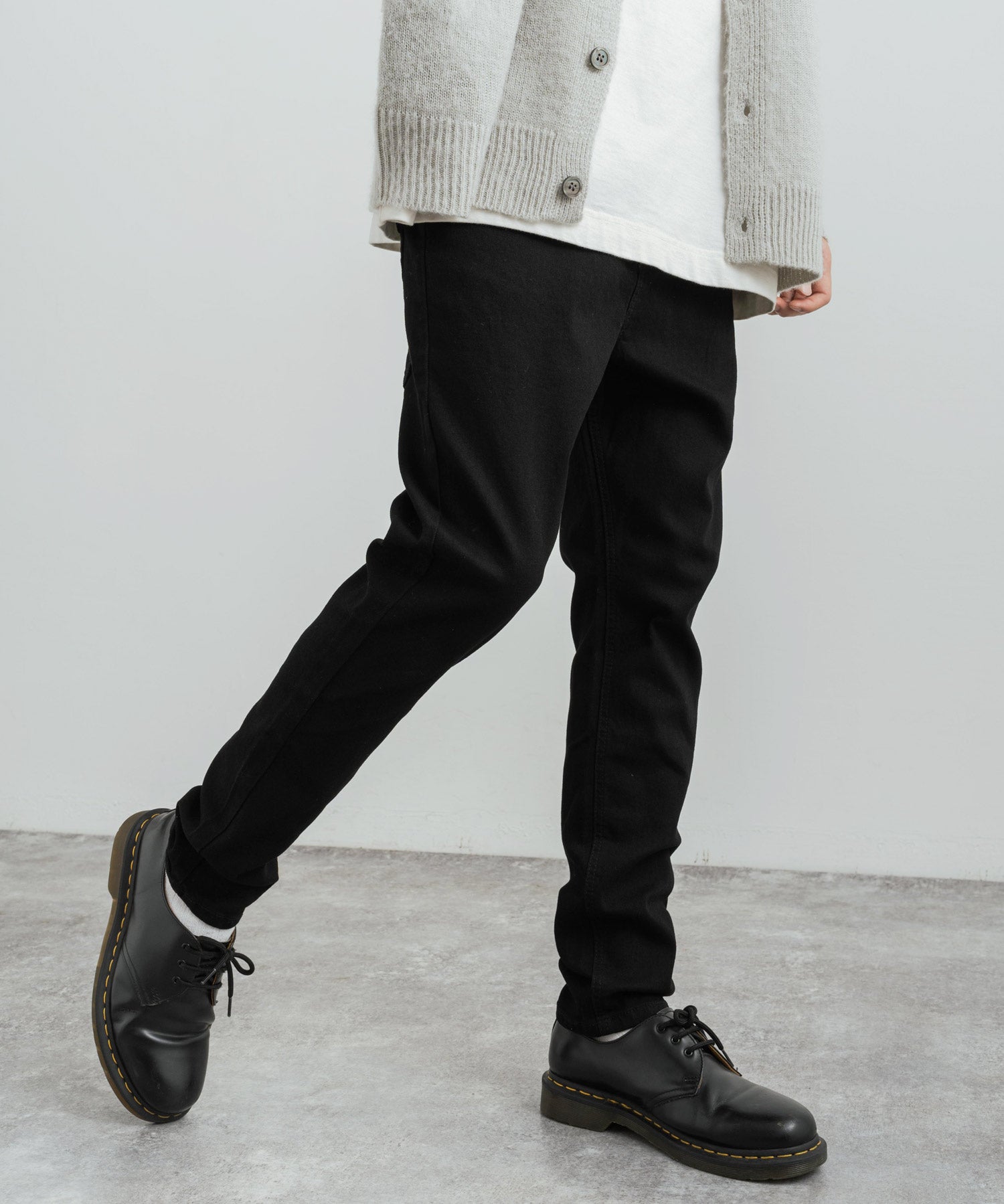 ストレッチデニム テーパードスキニーサルエルパンツ 12275