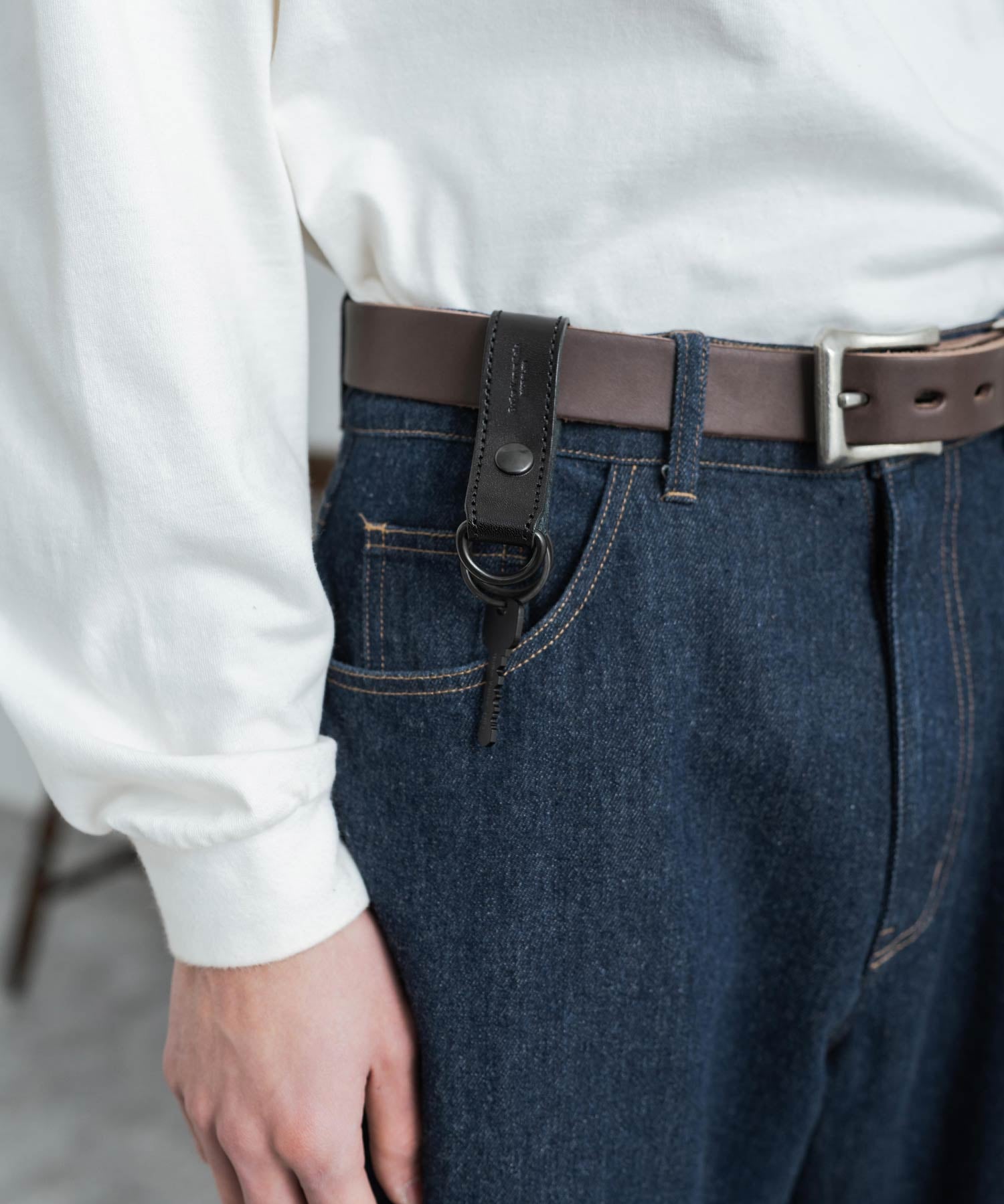 Butler Verner Sails バトラーバーナーセイルズ 日本製 国産 栃木レザーホルダーベルトキーホルダー JW-2473 12338