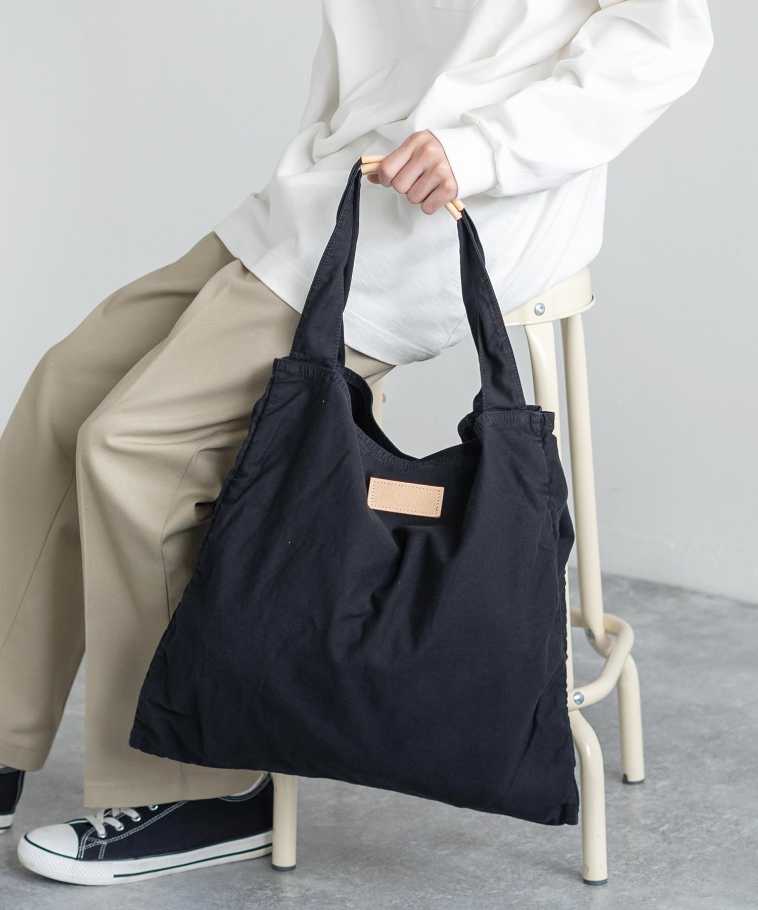 Butler Verner Sails バトラーバーナーセイルズ 日本製 国産 反応染めムラ糸キャンバスビッグトート JA-2050-2 11032