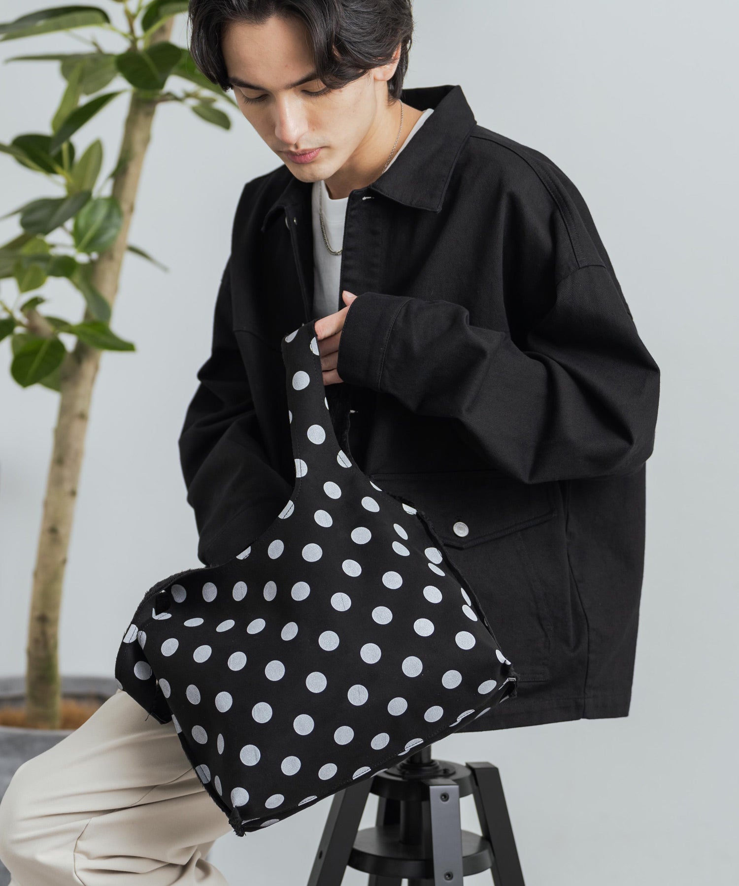 Butler Verner Sails バトラーバーナーセイルズ 日本製 国産 ムートンプリントトート JI-2736 12315