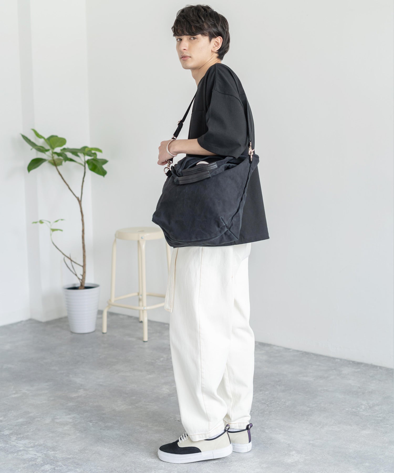 Butler Verner Sails バトラーバーナーセイルズ 日本製 国産反応染め2WAYショルダーバッグ JA-1473-3 6042