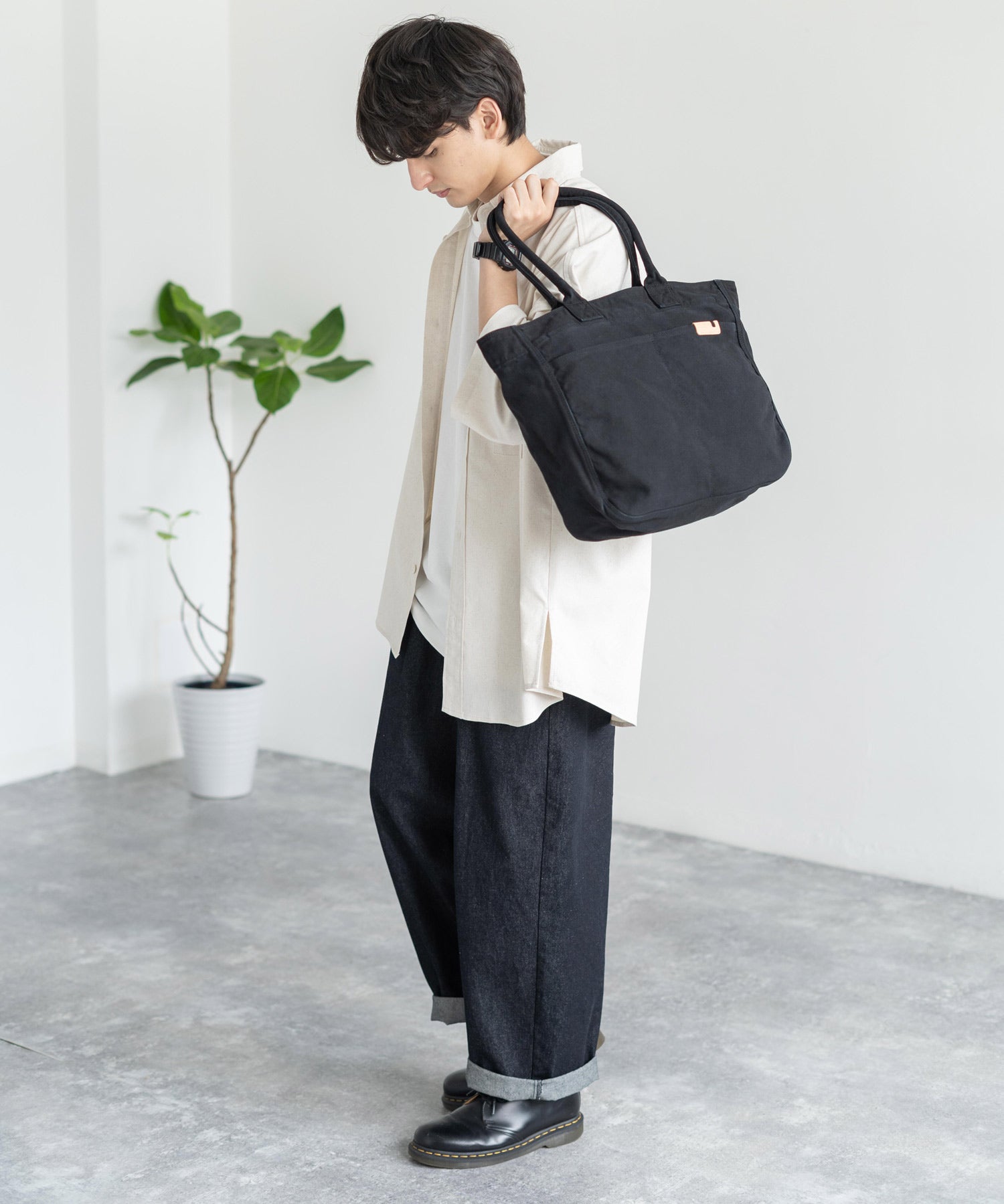 Butler Verner Sails バトラーバーナーセイルズ 日本製/国産 反応染め8号キャンバスサークルトート JA-2142-2 11023