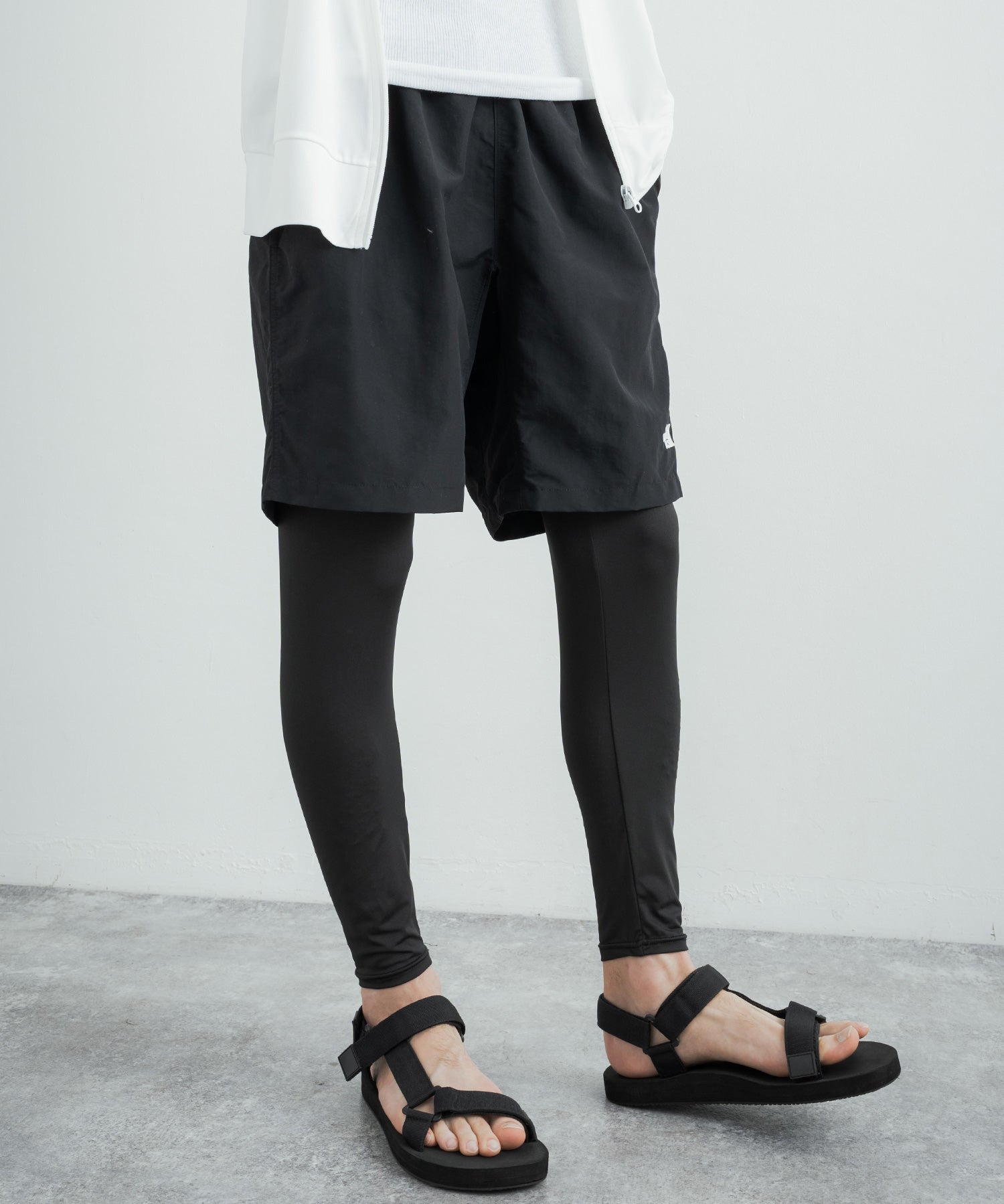 機能性ラッシュガード接触冷感レギンス UVカット 日焼け対策 11846