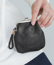 Butler Verner Sails バトラーバーナーセイルズ 日本製 国産ホースレザーがま口ミニウォレット JW-2715 12335