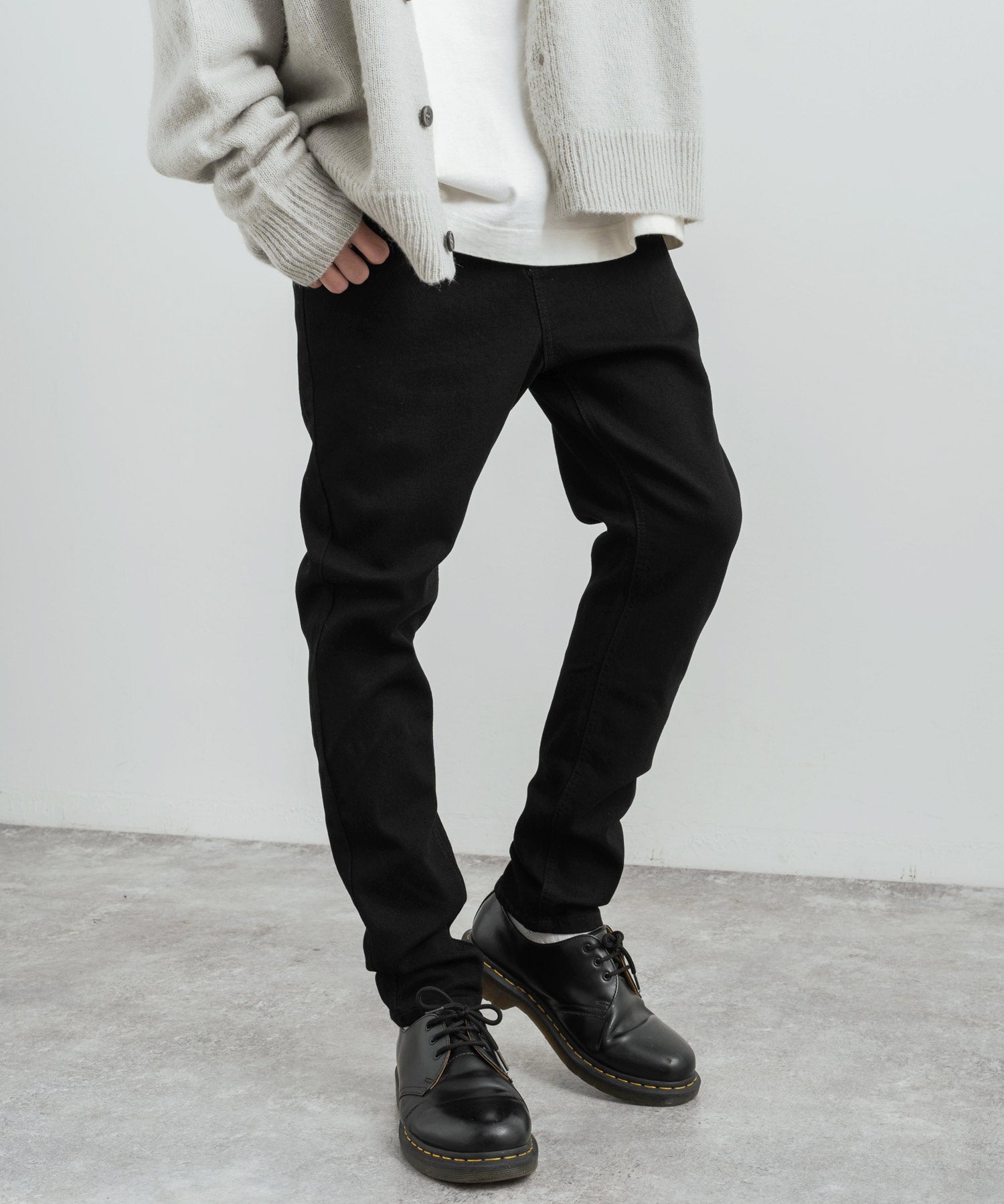 ストレッチデニム テーパードスキニーサルエルパンツ 12275