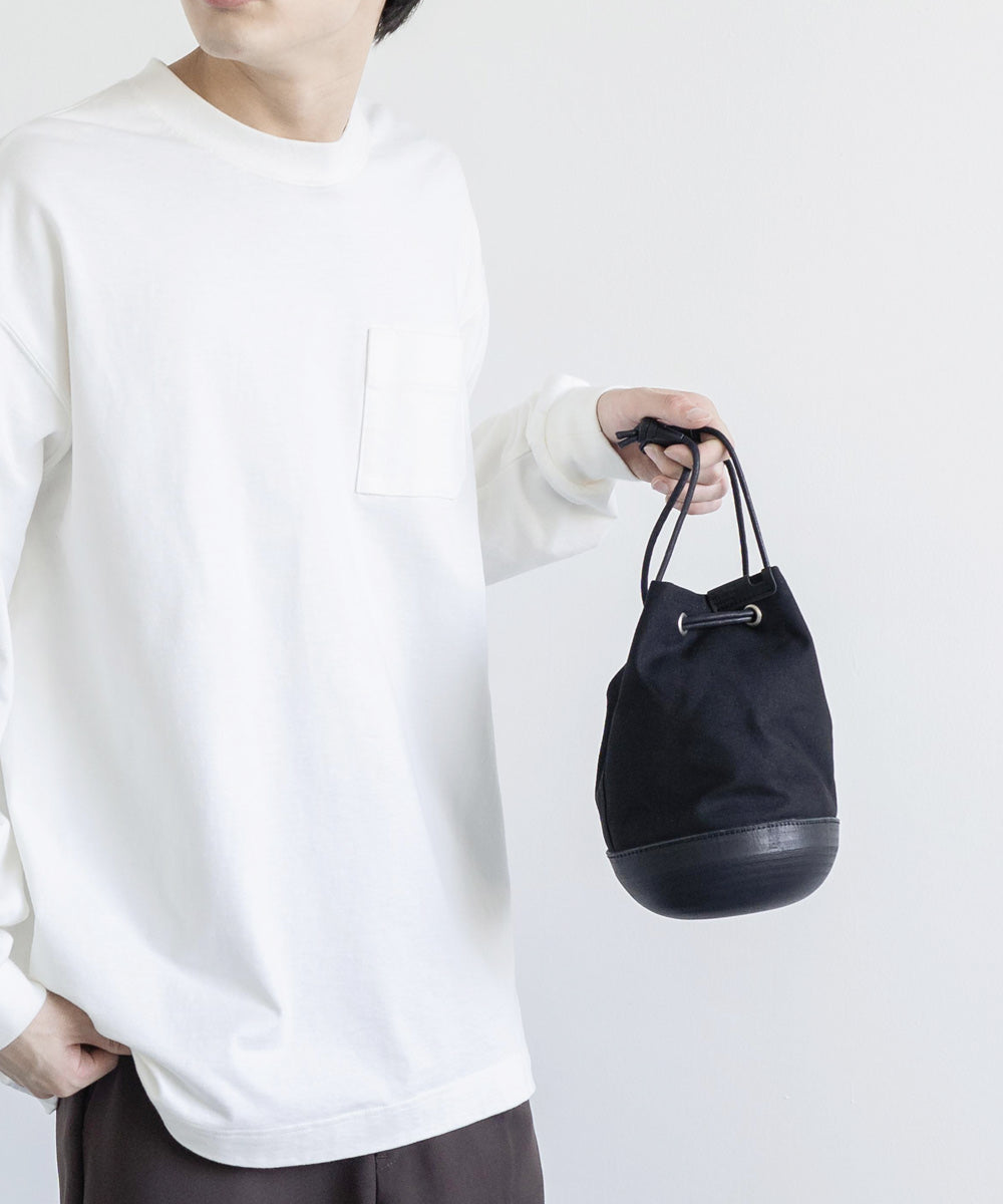 Butler Verner Sails バトラーバーナーセイルズ 日本製 国産 モールドレザー巾着ショルダー JA-2141 11034