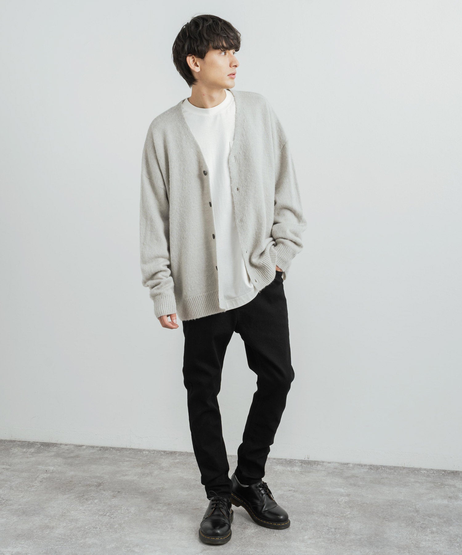 ストレッチデニム テーパードスキニーサルエルパンツ 12275