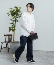 Butler Verner Sails バトラーバーナーセイルズ 日本製 国産 モールドレザーセルビッチキャンバス-ランチトート JI-2712 12319