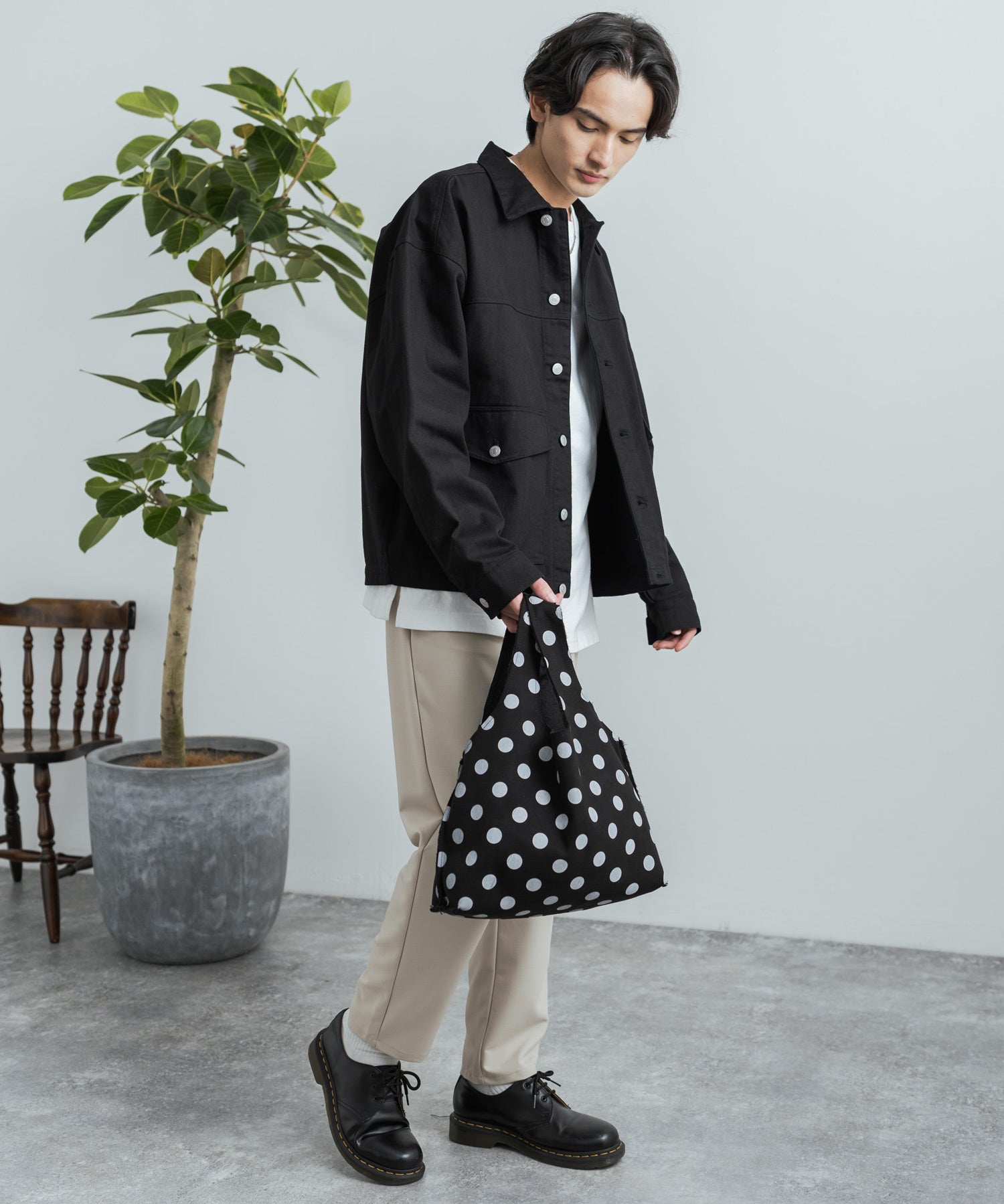 Butler Verner Sails バトラーバーナーセイルズ 日本製 国産 ムートンプリントトート JI-2736 12315