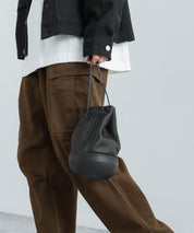 Butler Verner Sails バトラーバーナーセイルズ 日本製 国産DARUMA ALLレザー巾着バッグ JA-2635 11515