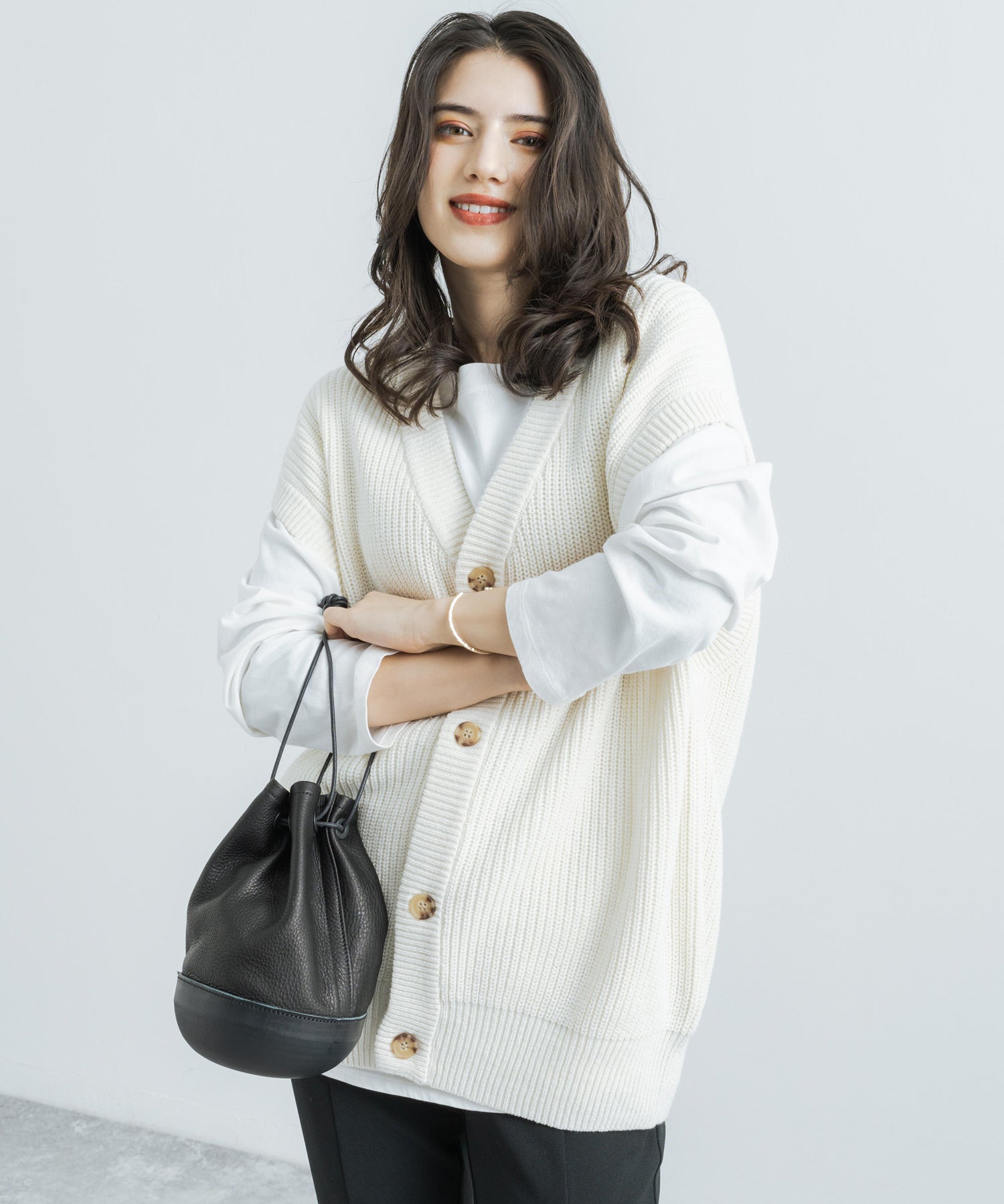 Butler Verner Sails バトラーバーナーセイルズ 日本製 国産DARUMA ALLレザー巾着バッグ JA-2635 11515