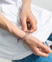 プレート リング チャーム 本革ブレスレット 9569