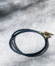 プレート リング チャーム 本革ブレスレット 9569