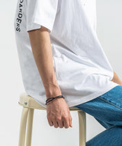 プレート リング チャーム 本革ブレスレット 9569