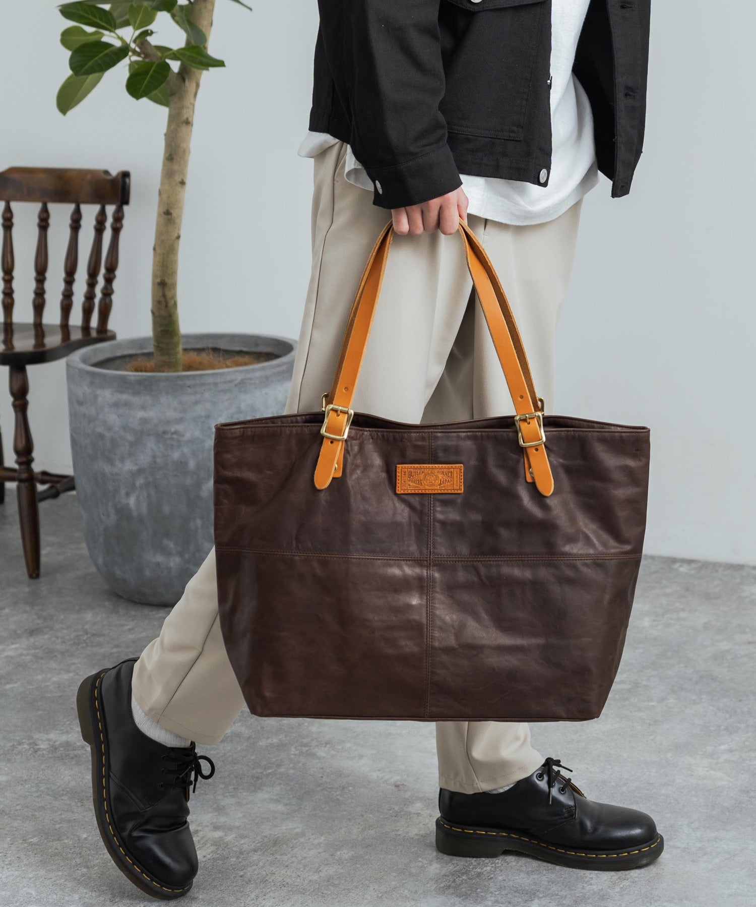 Butler Verner Sails バトラーバーナーセイルズ 日本製 国産 ポニープルアップビッグトート JA-1387-2 12317