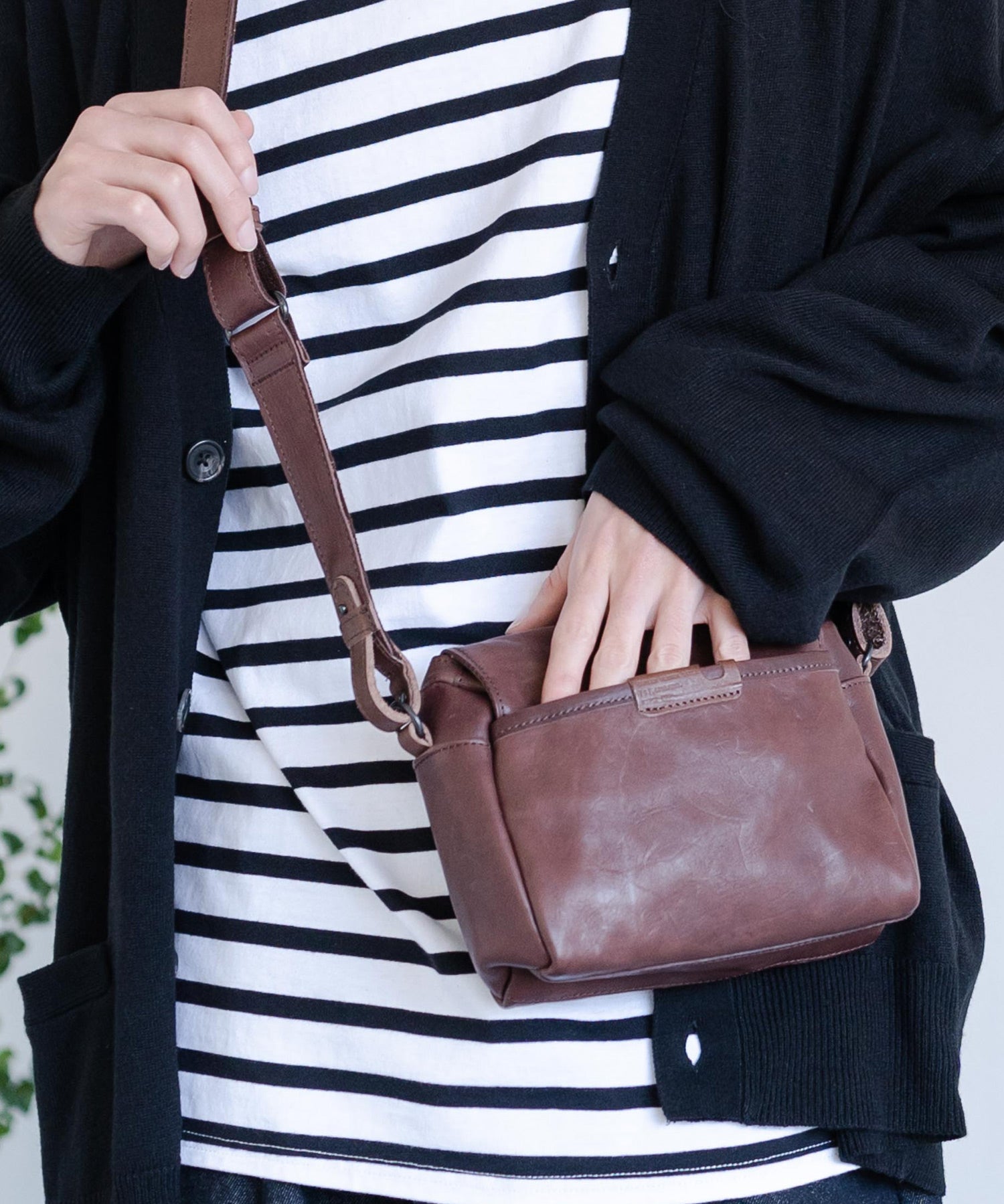 Butler Verner Sails バトラーバーナーセイルズ 日本製 国産フラップボックス馬革ショルダーバッグ JA-2597 11477